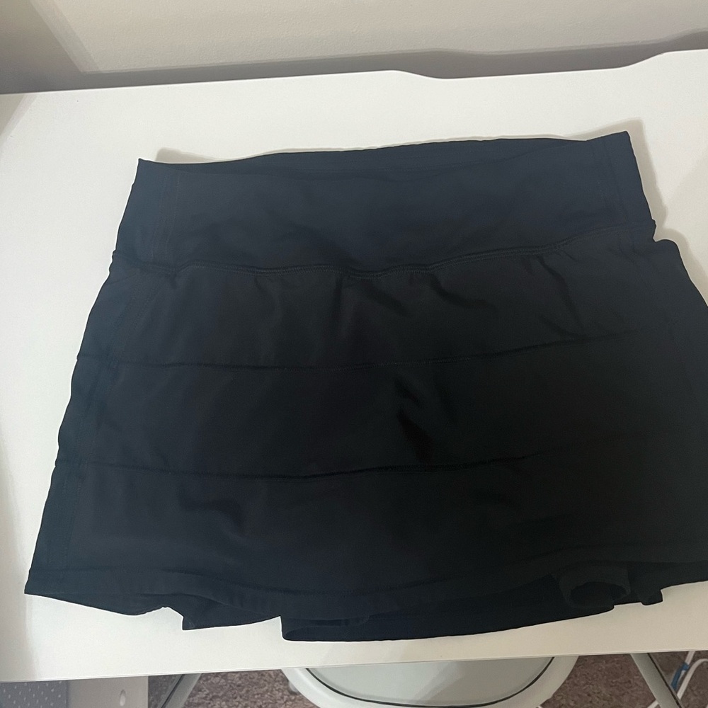 Lululemon | Pace Rival Mid-Rise Skirt | Color: Black | Size: 4